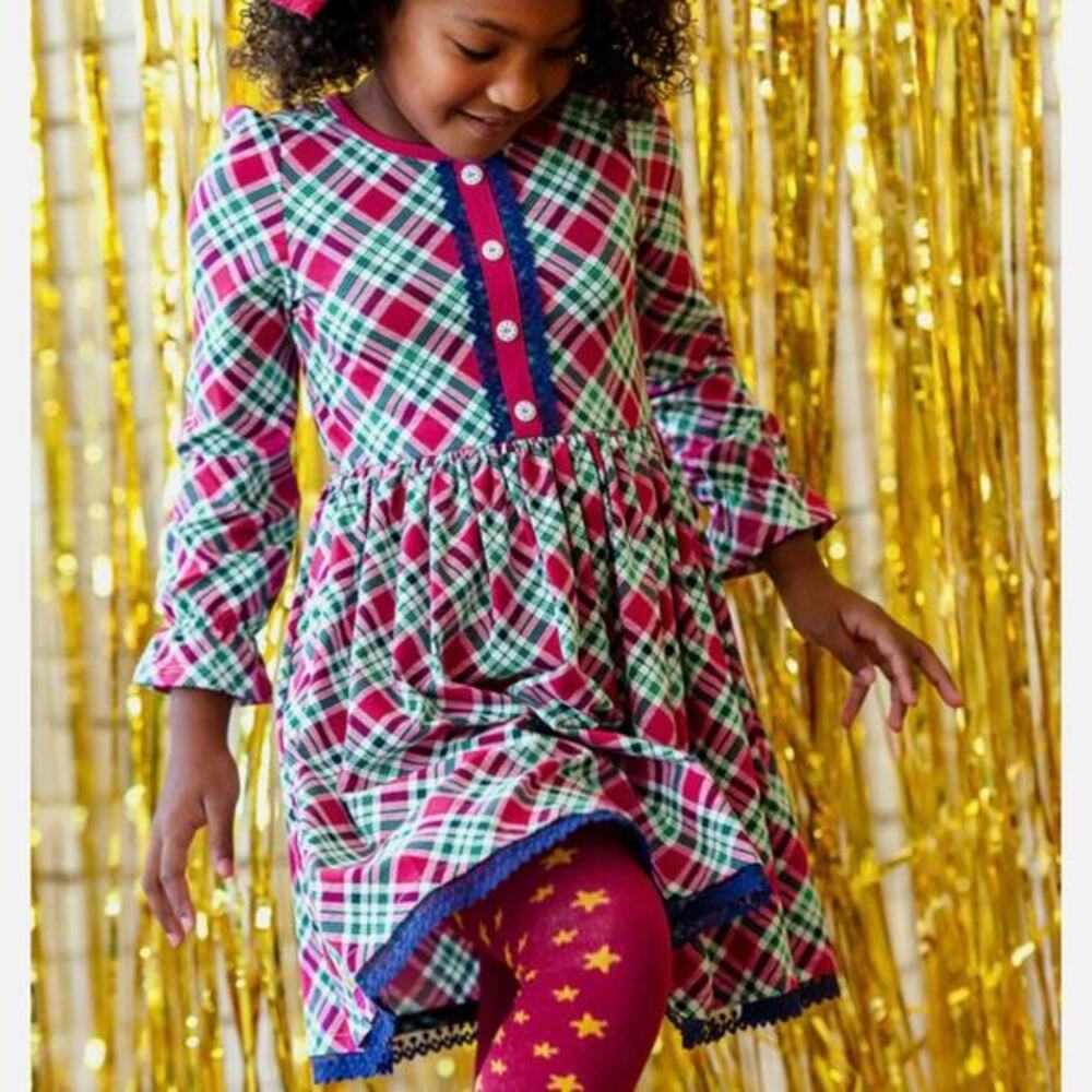 Wildflowers - Happy Go Lucky Sleigh Ride Dress‎ - Size 8